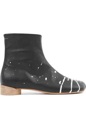 Maison Margiela Anatomic 30mm paint splatter-detail boots