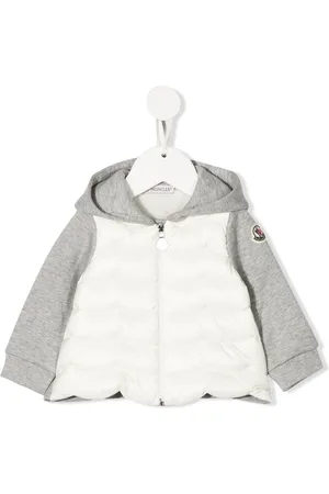 Moncler Logo-patch sleeve hooded jacket