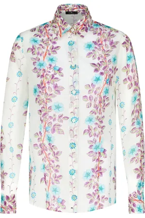 Etro Floral-print cotton shirt
