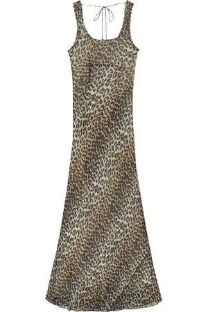 Ganni Leopard-print dress