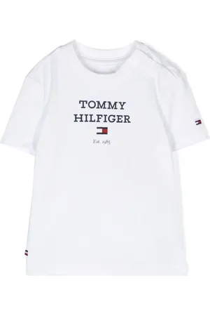 Tommy Hilfiger Logo-print crew-neck T-shirt