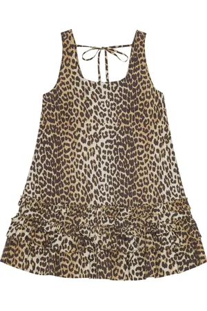 Ganni Leopard-print dress