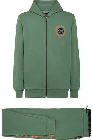Philipp Plein Tiger logo-print jersey tracksuit