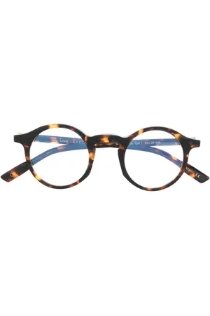 LESCA Tortoiseshell-effect optical glasses