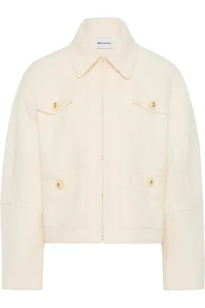 Rebecca Vallance Bouclé button-up jacket