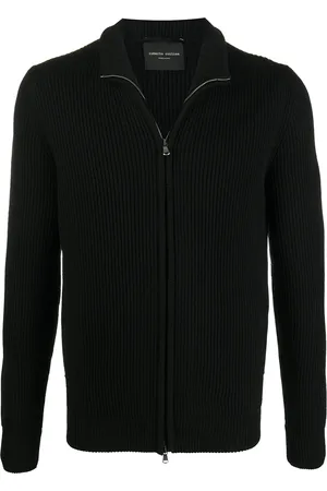 Roberto Collina Ribbed knit zipped jumper