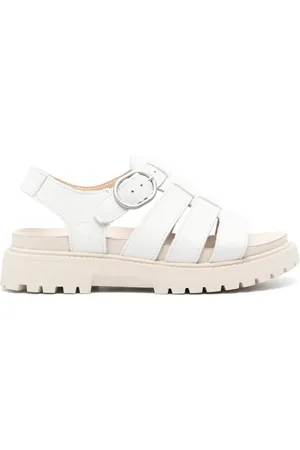 Timberland Logo-debossed leather sandals