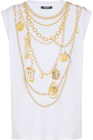 Balmain Collier-print vest