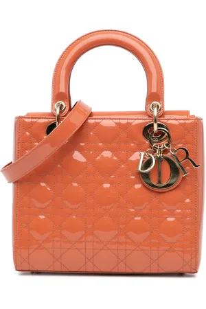 Dior 2019 Medium Patent Cannage Lady Dior satchel