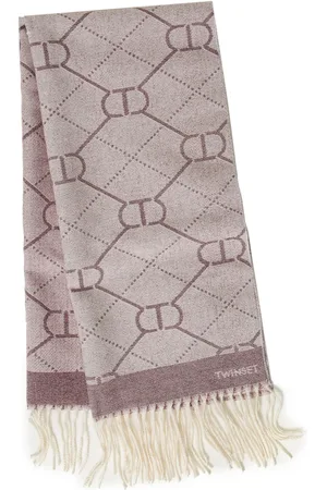 Twin-Set Logo-pattern scarf