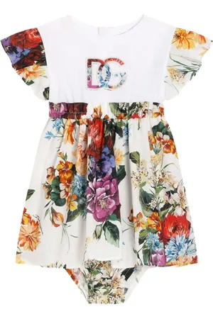 Dolce & Gabbana Floral-print cotton dress