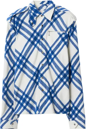 Burberry Vintage Check wool-blend shirt