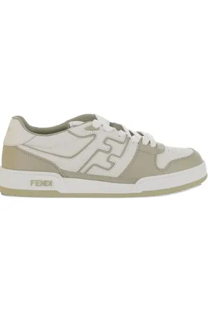 Fendi Logo-lettering leather sneakers