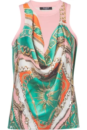 Balmain Foulard-print vest