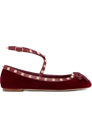 VALENTINO GARAVANI Rockstud strappy ballets