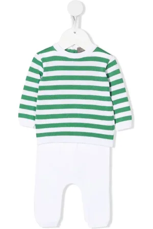 LITTLE BEAR Striped knitted pyjamas