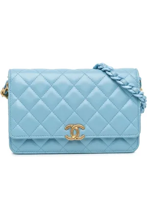 CHANEL 2021-2024 Quilted Lambskin Candy Chain Wallet on Chain crossbody bag