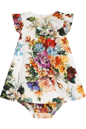 Dolce & Gabbana Floral-print cotton dress
