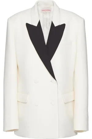 VALENTINO GARAVANI Double Crepe double-breasted blazer