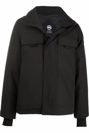 Canada Goose Flap-pocket logo-patch padded jacket
