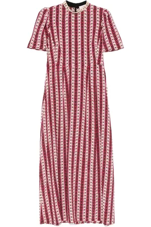 Muzungu Sisters Graphic-print midi dress