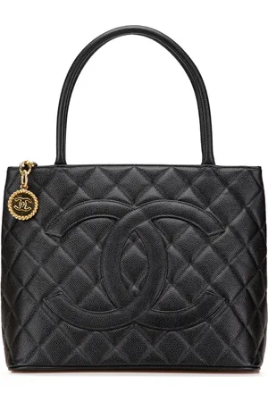 CHANEL 2002-2003 Caviar Medallion tote bag