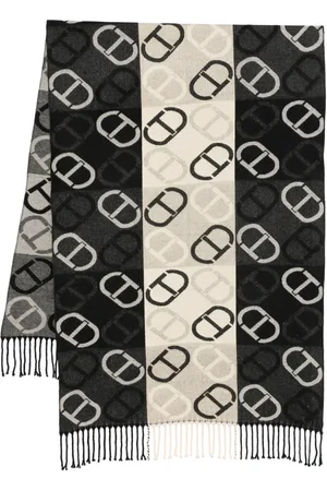 Twin-Set Jacquard-Oval T scarf