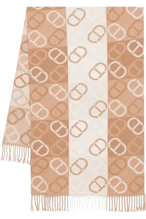Twin-Set Jacquard-Oval T scarf