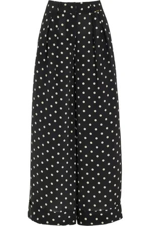 FRANCOISE Polka-dot palazzo pants