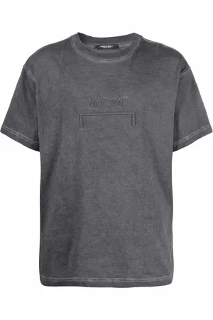 A-cold-wall* Logo-embroidered organic cotton T-shirt