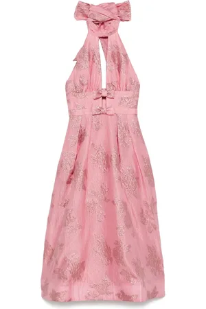 Rebecca Vallance Floral-embroidered dress