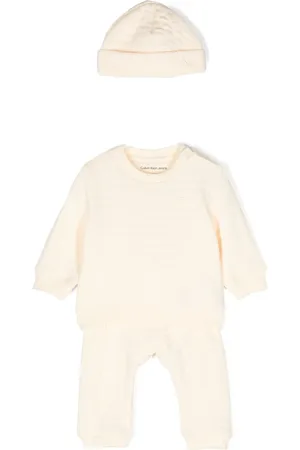 Calvin Klein Logo-embroidered quilted tracksuit