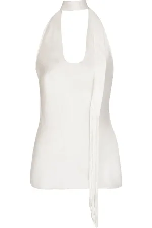Balmain Silk halterneck top