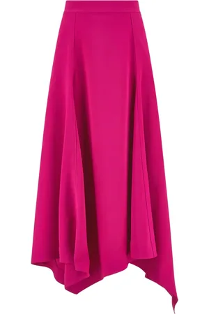 Salvatore Ferragamo Asymmetric-hem maxi skirt
