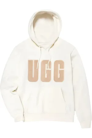 UGG Logo-embroidered hooded sweatshirt