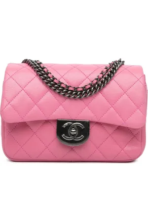 CHANEL 2015-2016 Small Goatskin Double Carry Waist Chain Flap satchel