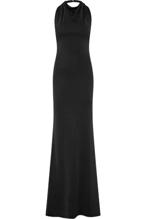 Rebecca Vallance Erin cowl-neck sleeveless gown