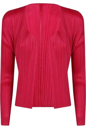 PLEATS PLEASE ISSEY MIYAKE Plissé-effect cardigan