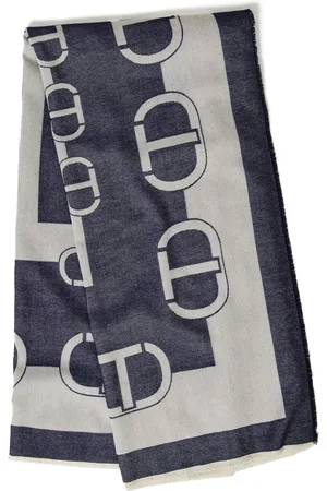 Twin-Set Jacquard knitted scarf