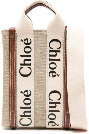 Chloé Mini Woody North South tote bag