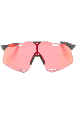 100% Eyewear Logo-plaque mirrored-lenses sunglasses