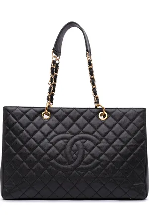 CHANEL 2012 Caviar Grand Shopping XL tote bag