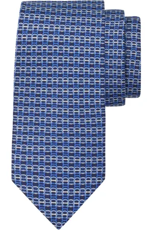 Salvatore Ferragamo Gancini-print silk tie