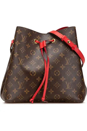 LOUIS VUITTON 2019 Monogram Neonoe MM bucket bag