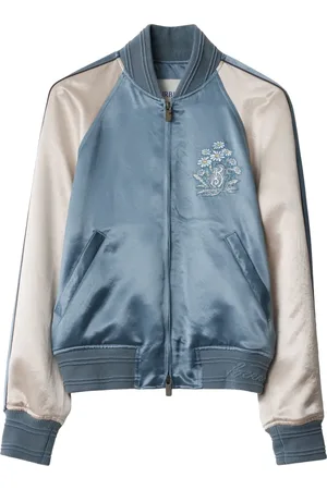 Burberry Daisy-embroidered bomber jacket