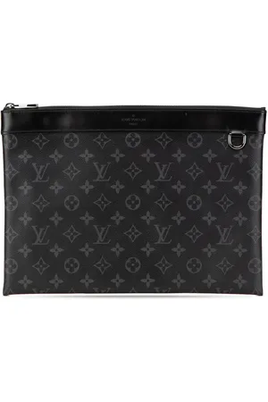 LOUIS VUITTON 2017 Monogram Eclipse Discovery Pochette GM clutch bag