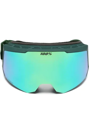 100% Eyewear Snowcraft S mirrored ski goggles