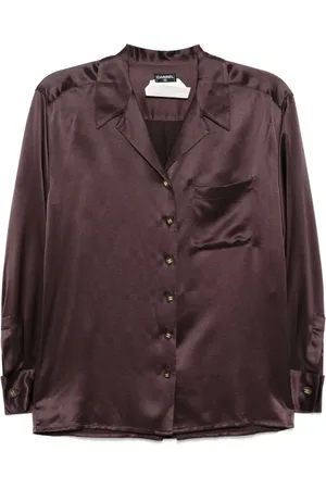 CHANEL 1990-2000s silk shirt
