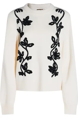 Jil Sander Embroidered wool jumper