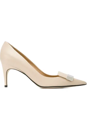 Sergio Rossi SR1 75mm leather pumps
